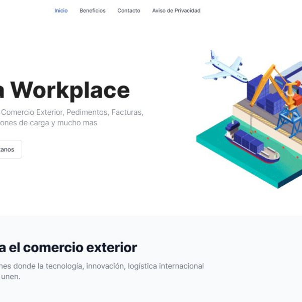 Desarrollo de plataforma Aduana Workplace